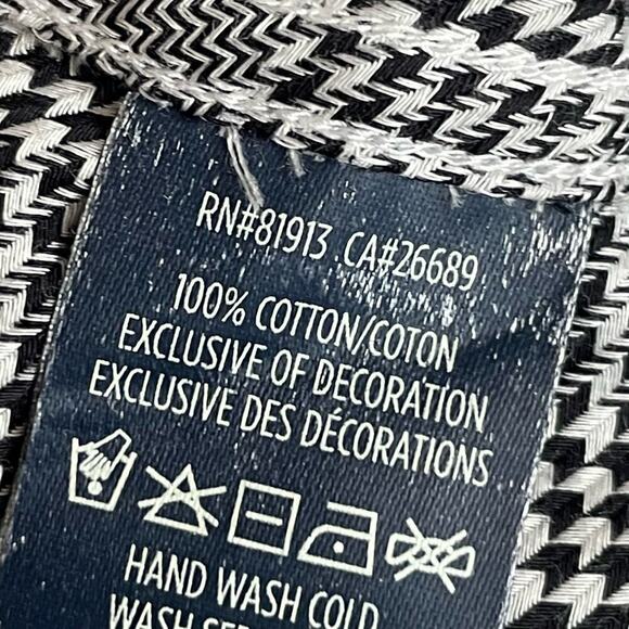 Robert Graham Men's 2XL Long Sleeve Button Up Black White Mixed Pattern Shirt - Picture 4 of 10